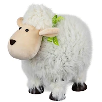8.25" White Bouncing Sheep Easter Figure