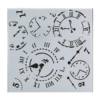 The Crafter's Workshop Time Travel Stencil, 6" x 6"
