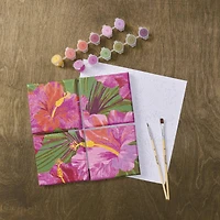 Hibiscus Paint-by-Number Gallery Mini Kit by Artist's Loft®