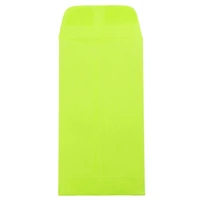 JAM Paper 3.5" x 6.5" Coin Business Envelopes