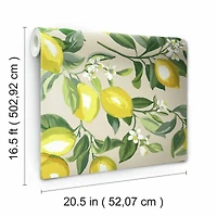 RoomMates Lemon Zest Peel & Stick Wallpaper