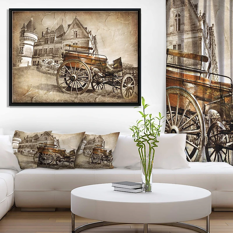 Designart - Medieval Castle with Carriage