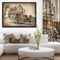 Designart - Medieval Castle with Carriage