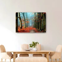 Bussum in Fall Canvas Giclee