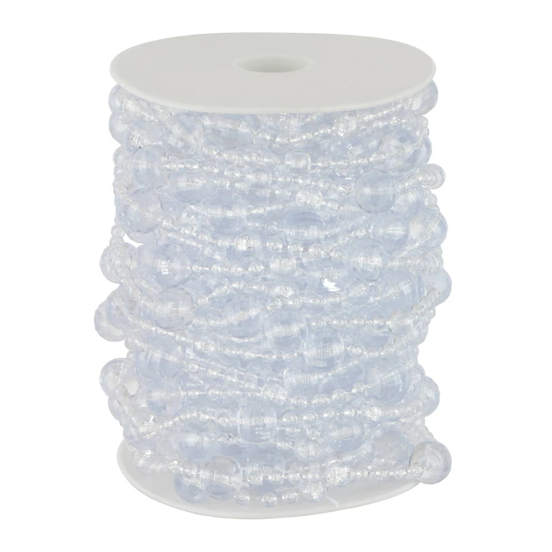 50ft. Clear Mixed Round Plastic Bead Garland by Bead Landing™