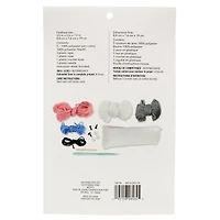 6 Pack: Intermediate Bulldog Amigurumi Crochet Kit by Loops & Threads®