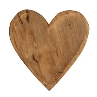 Hello Honey® 13.5" Natural Heartfelt Harvest Mango Wood Bowl