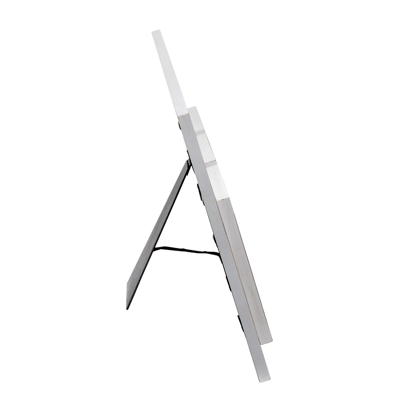 Elegant Designs Whitewash Blessed 3 Photo Collage 4" x 6" Picture Frame