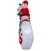 9ft. Airblown® Inflatable Merry Christmas Sign with Santa