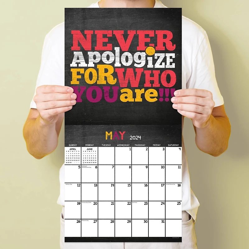 TF Publishing Chalk It Up Wall Calendar