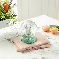 Glitzhome® 5" Easter Bunny Couple Waterglobe