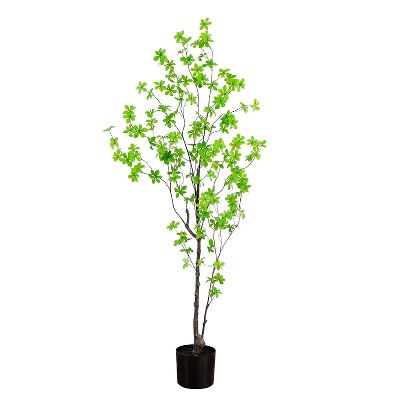 5ft. Potted Artificial Minimalist Enkianthus Tree