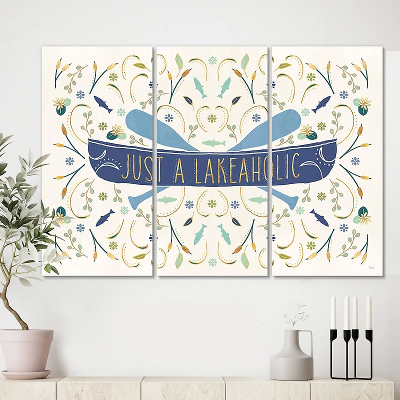 Designart - Just a Lakeaholic