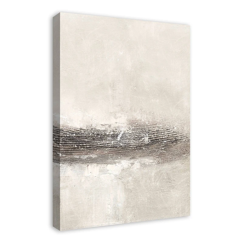 Shimmer Gray Abstract I 20" x 30" Canvas Wall Art