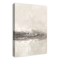 Shimmer Gray Abstract I 20" x 30" Canvas Wall Art