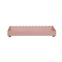 15" Blush Pink Decorative Tabletop Tray by Ashland®