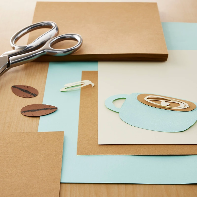 12 Packs: 100ct. (1,200 total) Kraft 6" x 6" Cardstock Paper by Recollections™