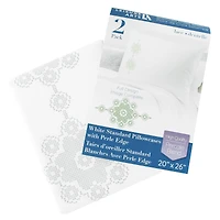 Leisure Arts® Lace Pillowcase Stamped Cross Stitch Kit