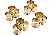 DII® Hammered Gold Napkin Rings, 12ct.