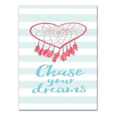 Chase Your Dreams 12" x 16" Canvas Wall Art