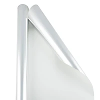 JAM Paper Metallic Silver Foil Gift Wrap