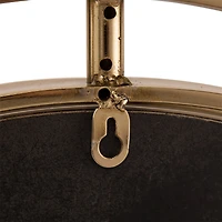 Glitzhome® 24" Deluxe Round Gold Mirror