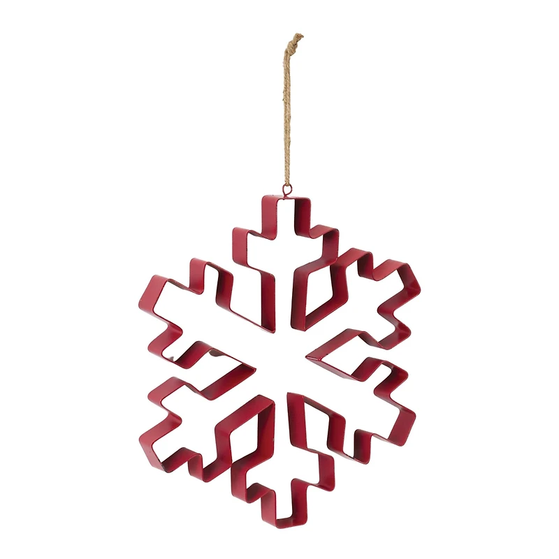10.5" Snowflake Cookie Cutter Ornament Set
