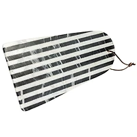 Hello Honey® 16" Black & White Striped Marble Cutting Board