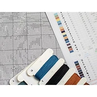 LetiStitch Dream Catcher Wolf Counted Cross Stitch Kit