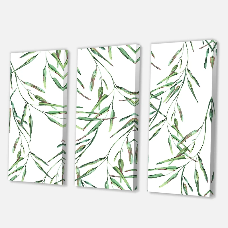 Designart - Tropical Green Leaves In Summer Times II