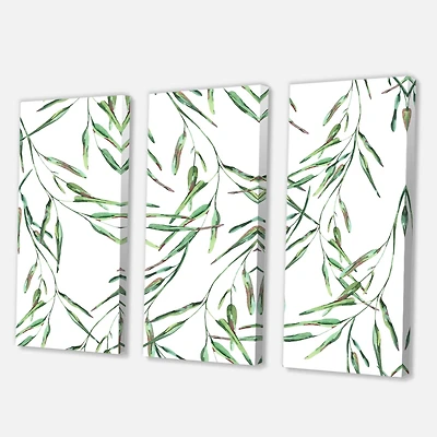 Designart - Tropical Green Leaves In Summer Times II
