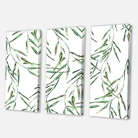 Designart - Tropical Green Leaves In Summer Times II