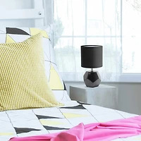 Simple Designs Round Prism Mini Table Lamp