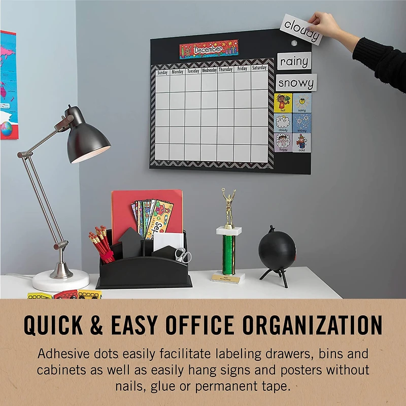 VELCRO® Brand Black Stick 'Em Circles