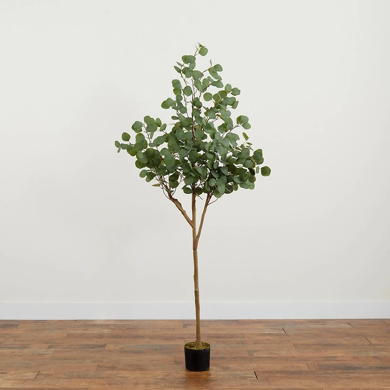 6ft. Potted Artificial Eucalyptus Tree