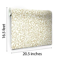 RoomMates Leopard Peel & Stick Wallpaper