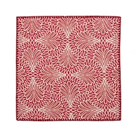 Hello Honey® Red & White Square Cotton Printed Napkins, 4ct.