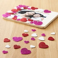 12 Packs: 55 ct. (660 total) Foam Glitter Heart Stickers by Creatology™