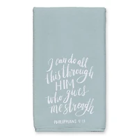 All Things Through Him Tea Towel Set