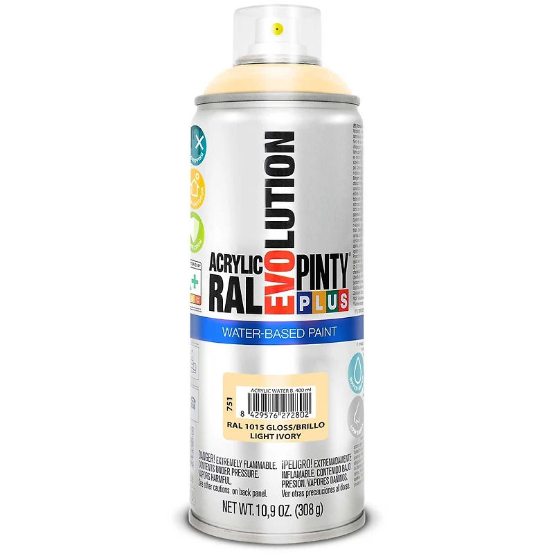 Pintyplus Evolution Gloss Acrylic Water Based Spray Paint