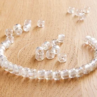 Crystal Aurora Borealis Pony Beads, 9mm by Creatology™