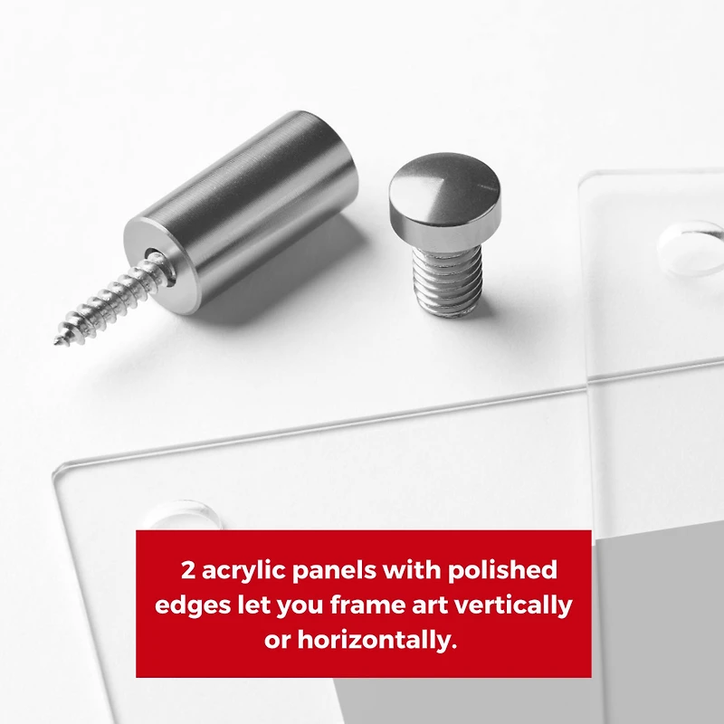 Cool Modern Frames Pack Double Panel Acrylic Float Frames