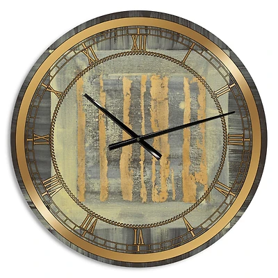 Designart 'Galm Abstract Ii Glam Wall Clock