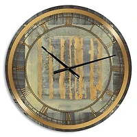 Designart 'Galm Abstract Ii Glam Wall Clock
