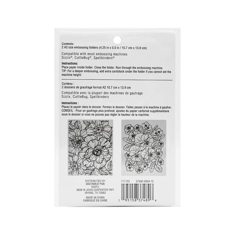 Floral Embossing Folders Set by Recollections™