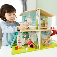 Hape Rock & Slide Dollhouse Set