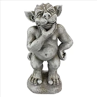 Design Toscano 14.5" Plato the Ponderer Gargoyle Imp Statue