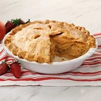 Martha Stewart 10" White Ceramic Pie Dish