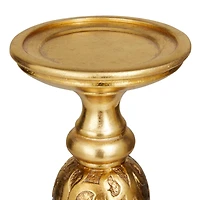 Gold Traditional Candle Holder Set