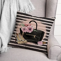 Fashion Purse 18" x 18" Throw Pillow